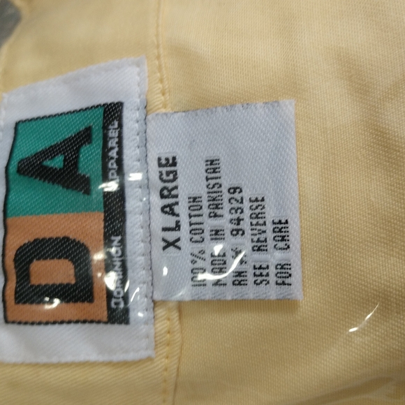 COPY - Yellow Broadcloth Vest XL NWT - Picture 10 of 11